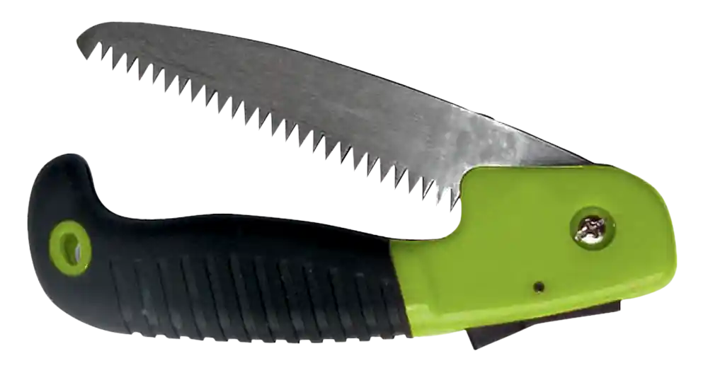 HME FS1 Folding Saw 7" Carbon Steel Blade with Black Polymer Handle