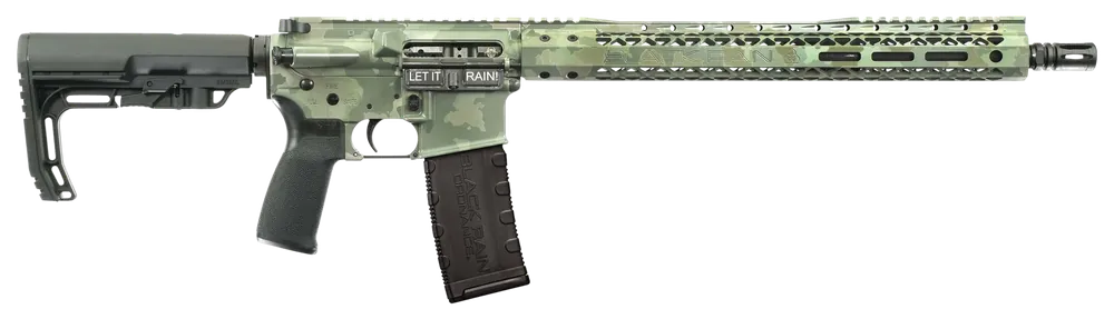 Black Rain Ordnance Spec15 5.56 NATO Rifle, Jungle Camo, 16" Barrel, 30+1 Capacity