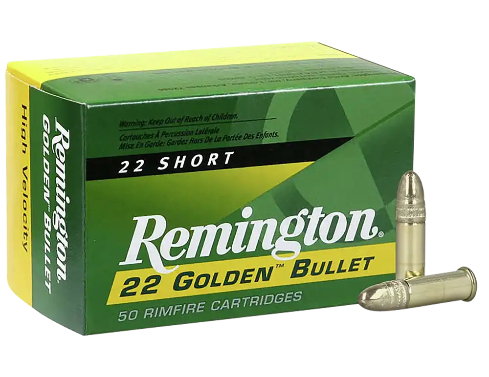 Remington 21000 Golden Bullet .22 Short 29gr PLRN 50/Box
