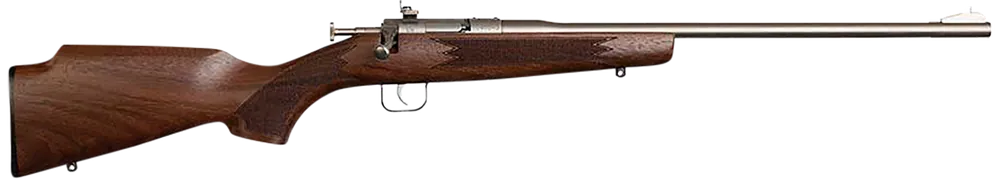 Chipmunk 10002 Deluxe Youth Single Shot Rifle with Satin Barrel and Walnut Stock