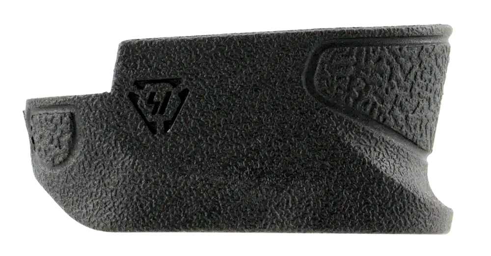 Enhanced Magazine Plate for S&W M&P Shield - Polymer, Black Finish, Extra Grip, Adds Capacity