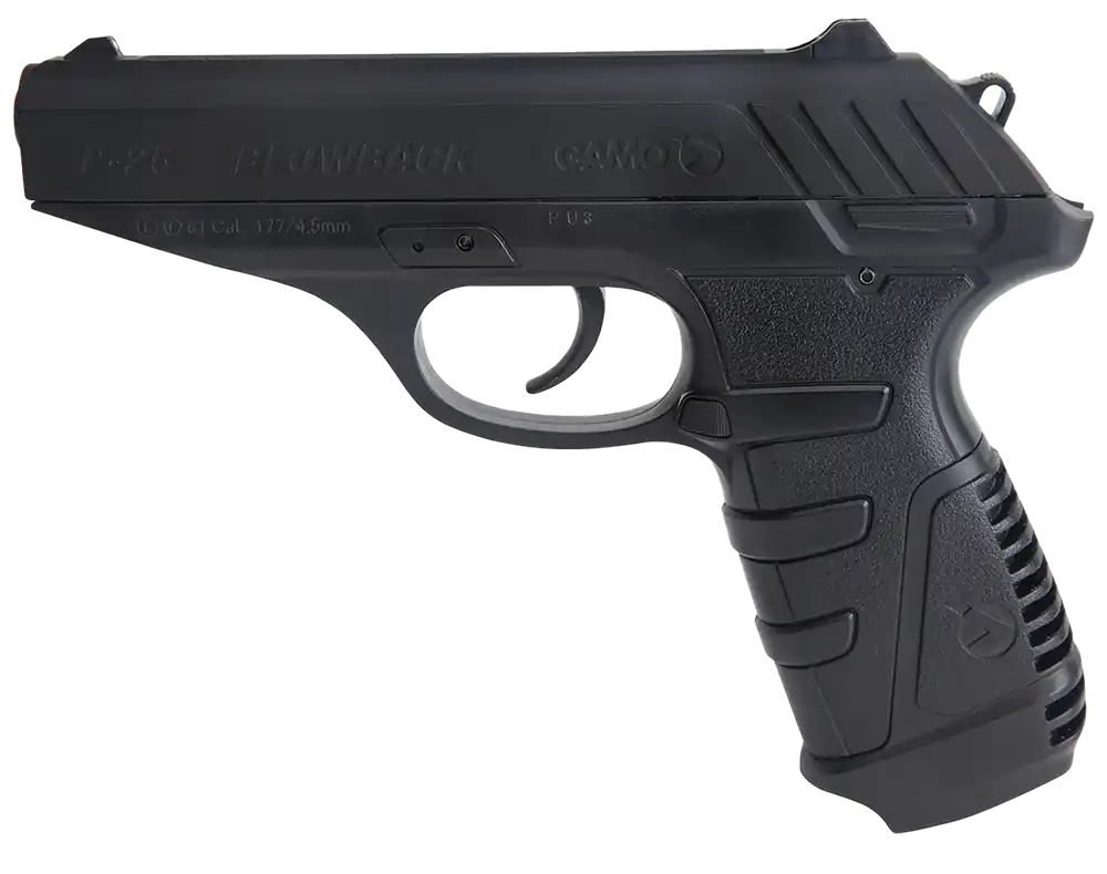 Gamo P-25 Blowback CO2 Air Pistol .177 Caliber with Textured Polymer Grips