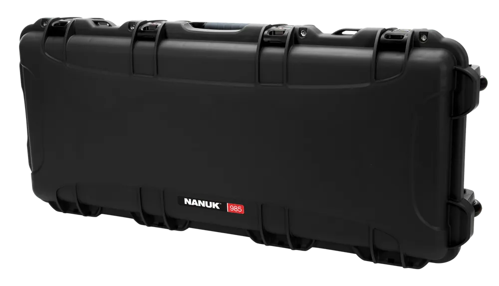 Nanuk 985 Black Polymer Tactical Rifle/Shotgun Case