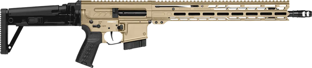 CMMG Dissent MK4 22 ARC Rifle with Coyote Tan Finish and Side Folding Stock