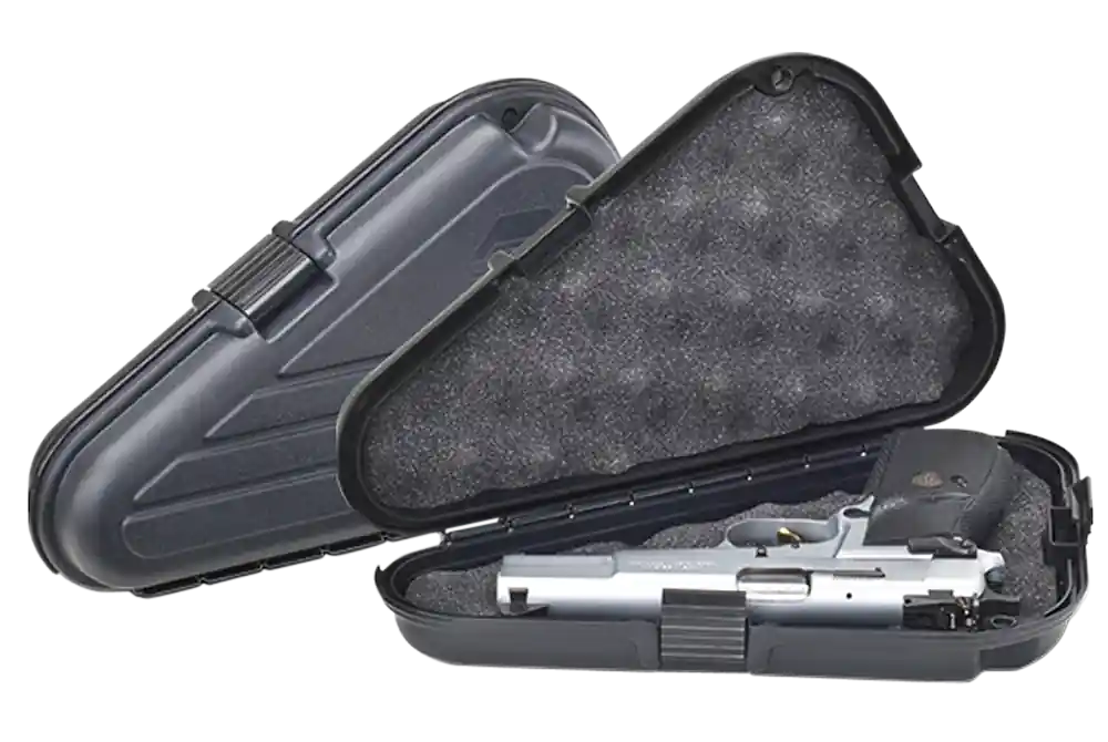 Plano Large Black Polymer Handgun Protector Case 142300