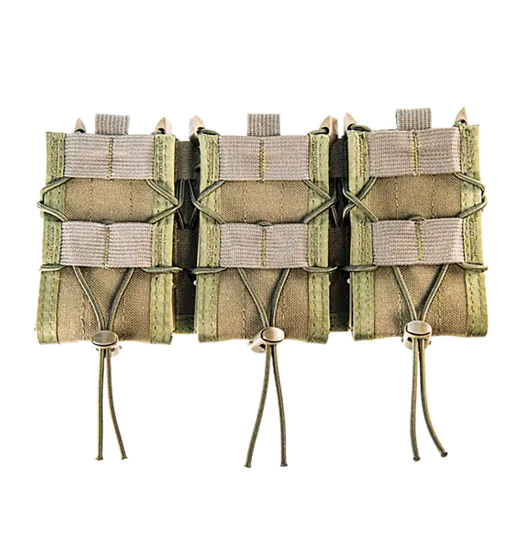 Triple TACO Shingle Mag Pouch - OD Green, MOLLE Compatible, High Speed Gear 45TA00OD