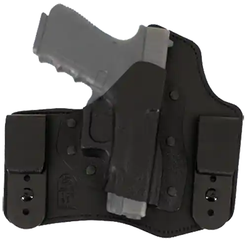 DeSantis Gunhide Intruder Holster for S&W M&P Compact 9/40 - Right Handed, Black Leather