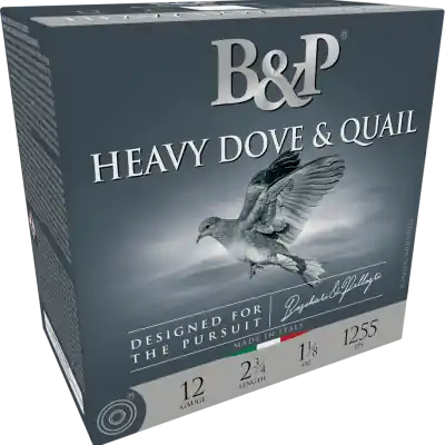 B&P Ammunition 12 Gauge Heavy Dove & Quail 9 Shot 25/Box