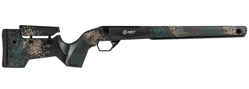 MDT Sporting Goods Inc Green/FDE Foam Filled Carbon Fiber Stock for Remington 700