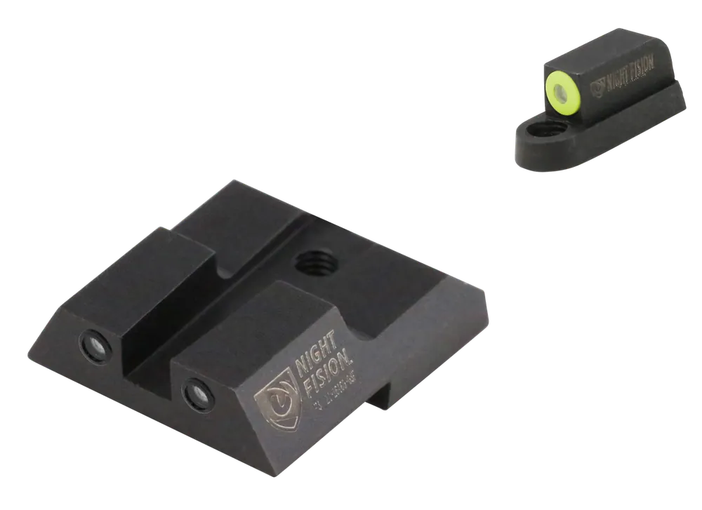 CZ P-07/P-09 Night Fision Tritium Night Sights - Green/Yellow Front, Green/Black Rear