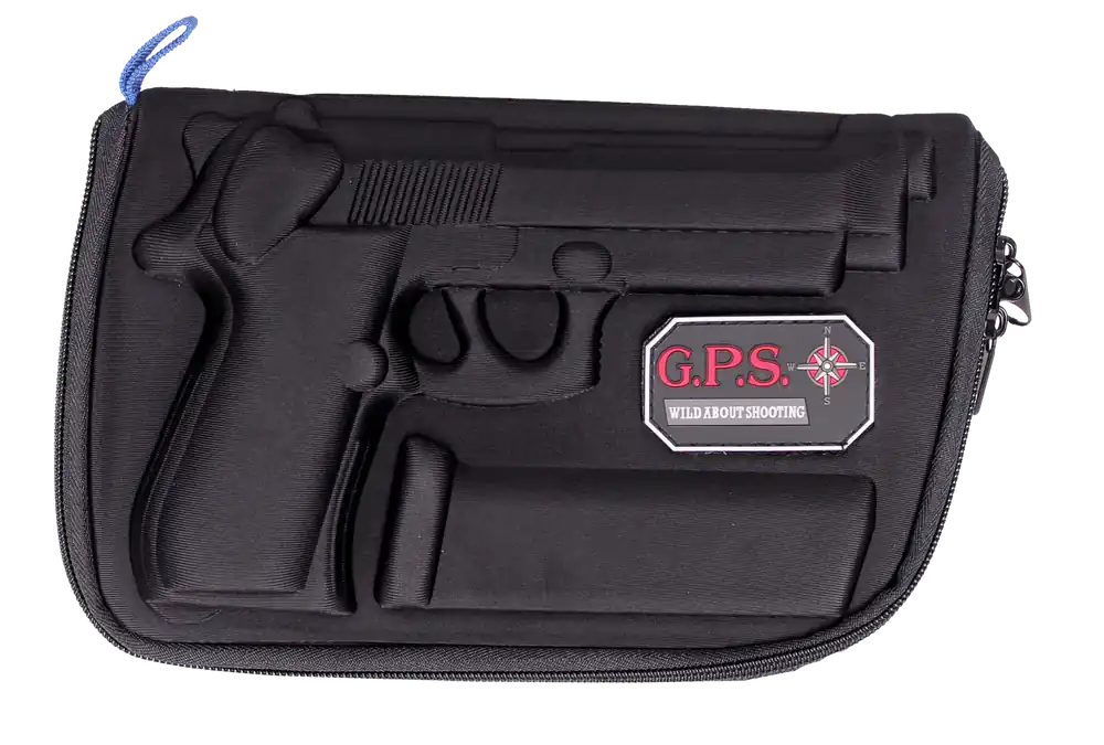 Custom Molded GPS Bag with Lockable Zippers for Beretta 92/96 & Taurus PT92