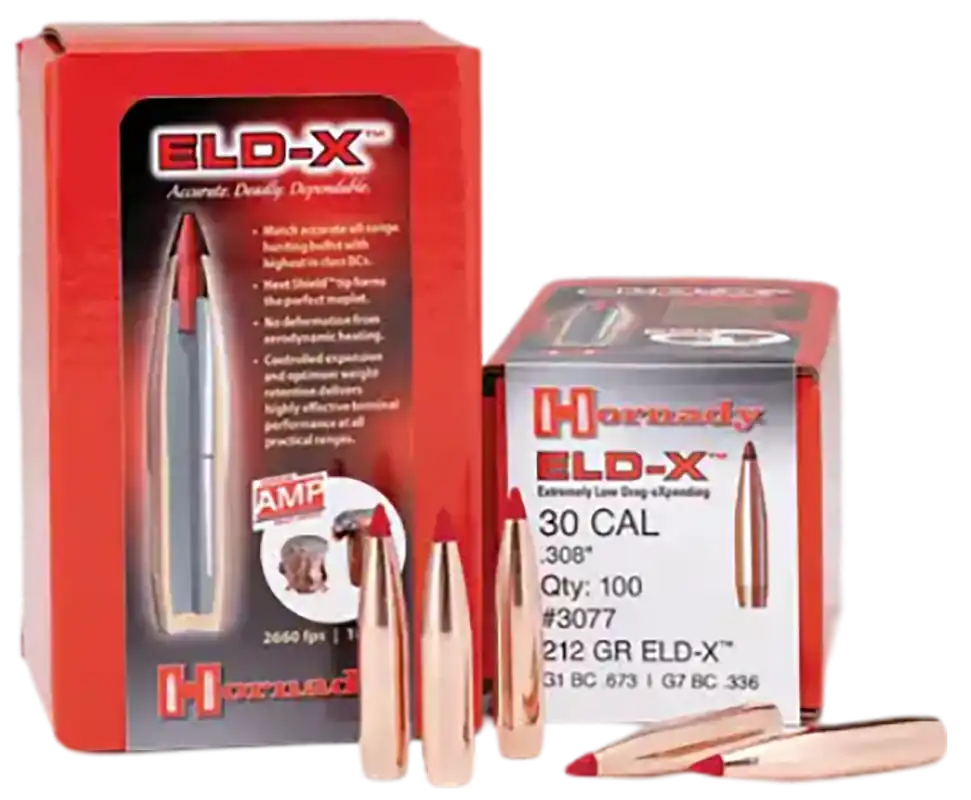 Hornady 2840 ELD-X 7mm .284 162 gr Bullets - 100 Box/15 Case