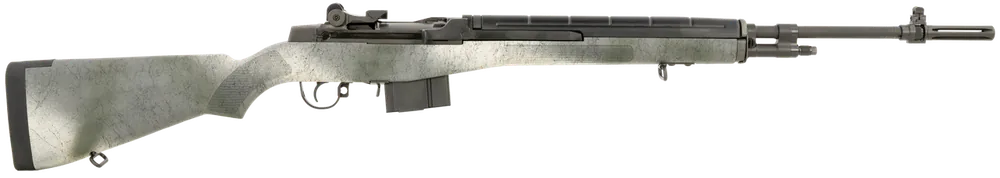 Springfield Armory MA9112 M1A Standard Issue 308 Win/7.62x51mm Rifle with Black Cerakote Finish and Picatinny Rail