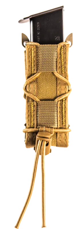 Coyote Brown Nylon Pistol Mag Pouch - High Speed Gear TACO 13PT10CB Belt Compatible