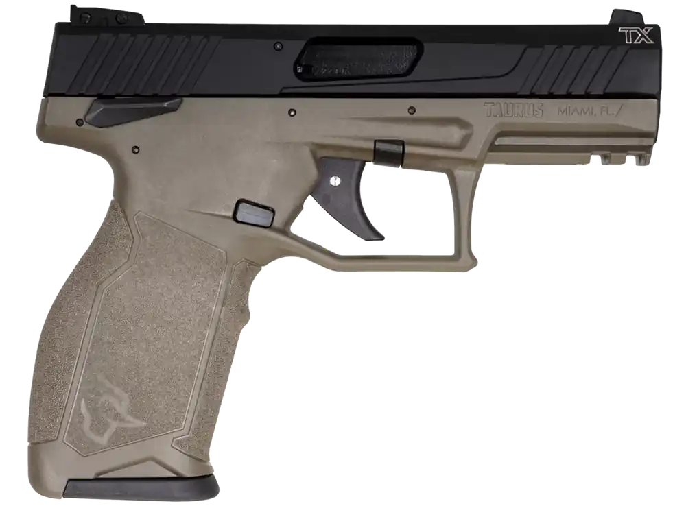Taurus TX22 Full Size 22 LR Pistol with Threaded Barrel and OD Green Frame