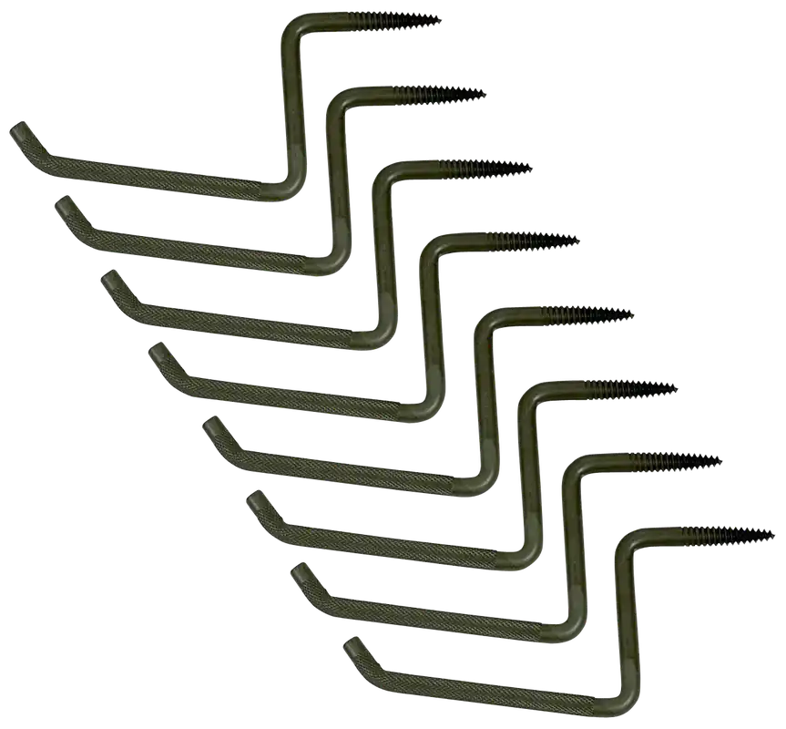 Ameristep Grizzly Tree Step 6" Black - 8 Pack