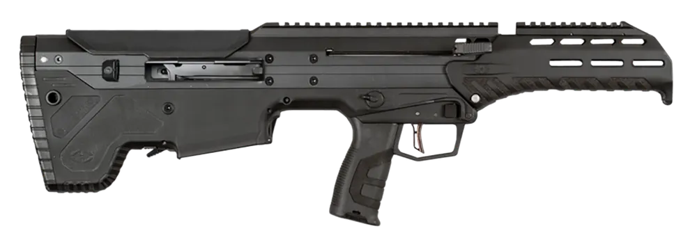Desert Tech MDRCHFEB Bullpup Rifle Chassis - Black Synthetic, Forward Eject, Right-Handed, Pistol Grip for MDRx