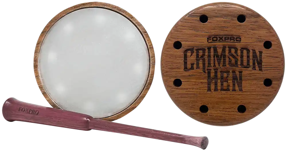 Crimson Crystal Friction: Turkey Sounds in Cherry Wood