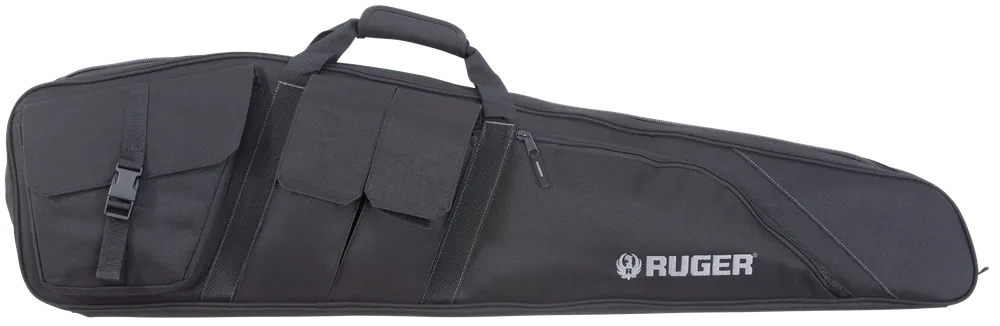 Ruger 27932 Tactical Rifle Case 42" Black with Logo & Lockable Zipper