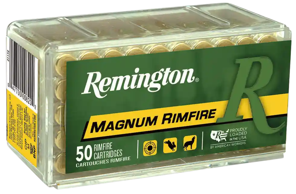 Remington 21172 Magnum Rimfire .22WMR 40gr PSP 50/Box