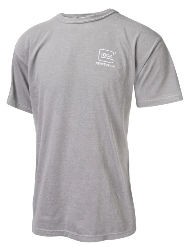 Glock Perfection Gray Cotton T-Shirt - Small