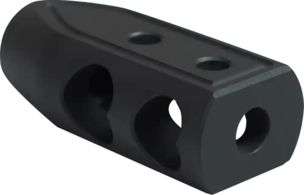 Heart Breaker Muzzle Brake for 6.5 Grendel AR-Platform - Black Cerakote, 5/8"-24 tpi Threads
