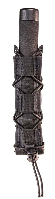 High Speed Gear TACO Extended Mag Pouch for 2.25" Belts - Black Nylon, Single Pistol Compatible