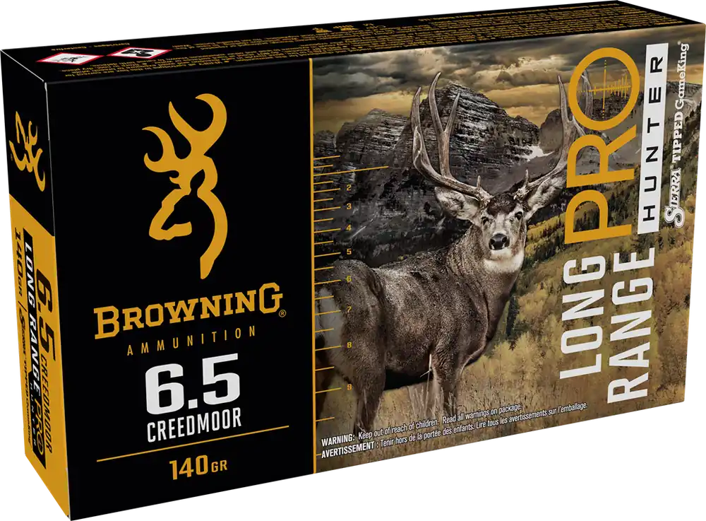 Browning Long Range Pro 6.5 Creedmoor 140gr Ammo - 20 Rounds per Box