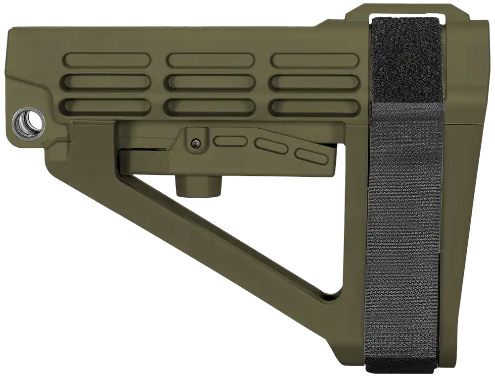 SBA4X04SB OD Green Adjustable Synthetic AR-Platform by SB Tactical