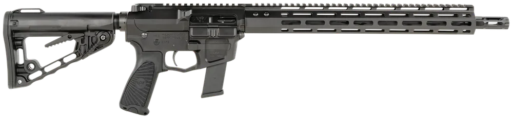 Wilson Combat AR9G Carbine 9mm 17+1 16" Black with M-LOK Handguard and Rogers Super-Stoc