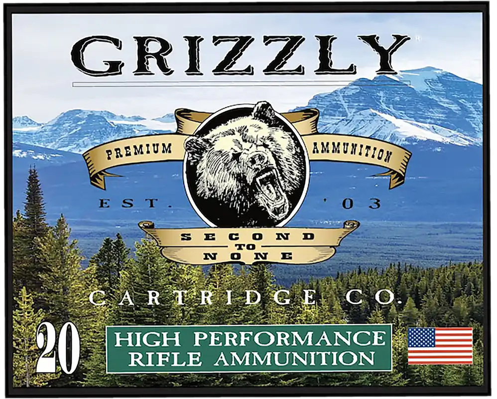 Grizzly Ammo 357Sig 125gr FMJ Flat Point - 20/Box