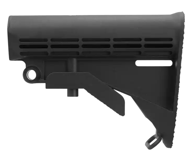 Aim Sports USASM4STK G.I Style Black Synthetic Stock with Mil-Spec Buffer Tube for AR-Platform