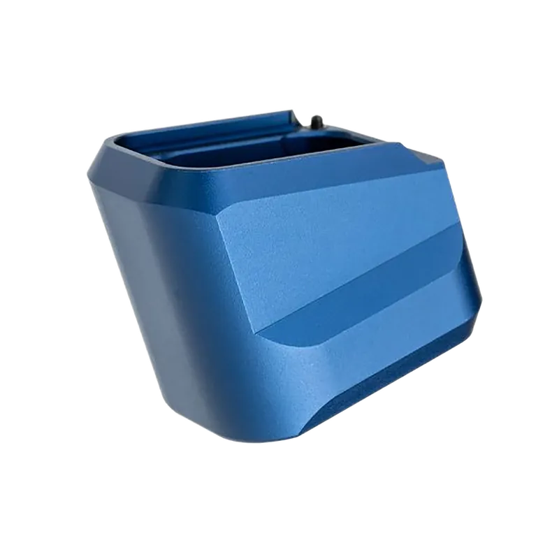 Tyrant CNC Blue Aluminum Magazine Extension for H&K VP9/VP40/VP30 - 5 Round Capacity