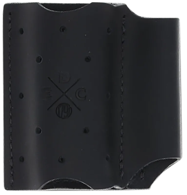 EDC Action Clip Duo OWB Black Leather Belt Clip by 1791 Gunleather