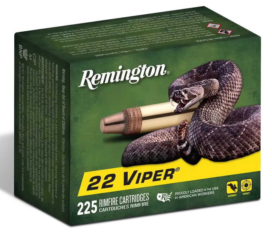 Remington Viper 22LR 36gr Truncated Cone Solid Ammunition - 225 Rounds per Box