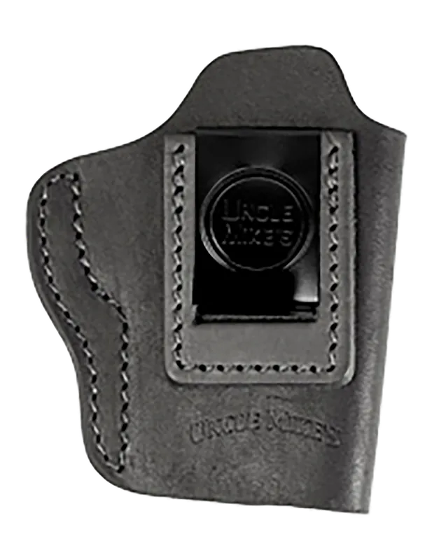 Uncle Mike's Leather IWB Holster for Taurus GX4/Glock 42/43, Matte Black, Right Hand