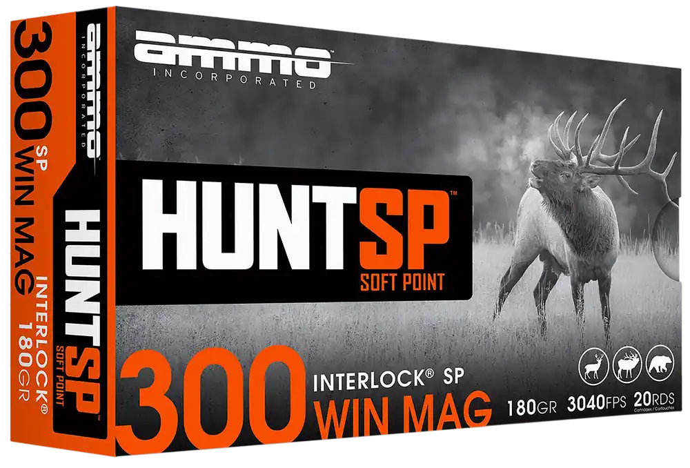 Ammo Inc 300 Win Mag 180gr SP 20/Box