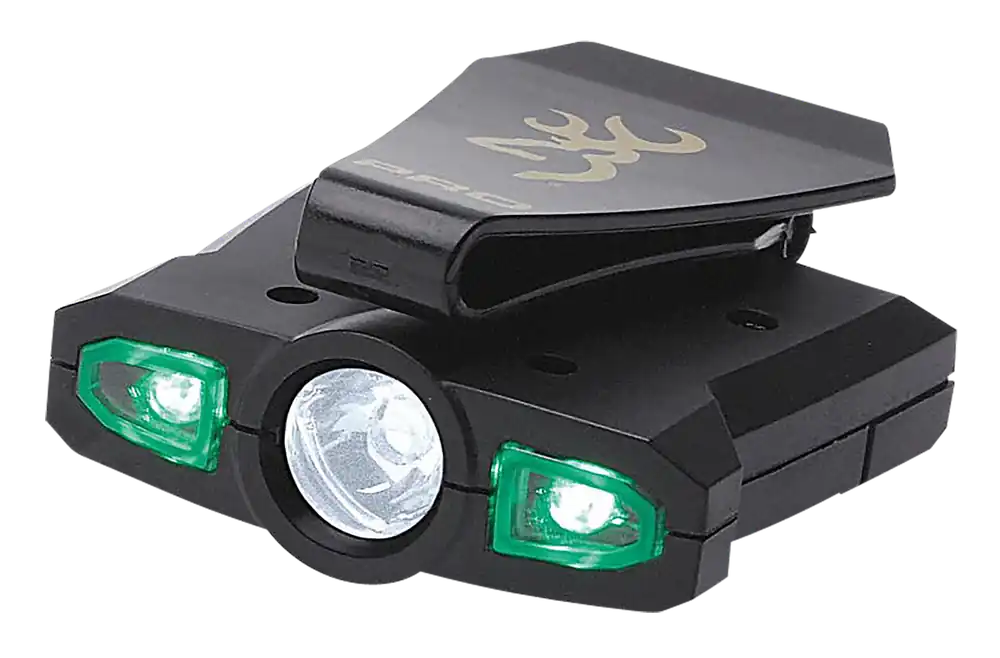 Browning Night Seeker Pro LED Headlamp - 76 Lumens, White/Green Light