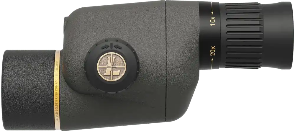 Leupold Gold Ring Compact 10-20x40mm Straight Spotting Scope - Shadow Gray