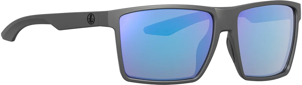 Leupold Desoto Sunglasses with Blue Mirror Lens and Dark Gray Frame