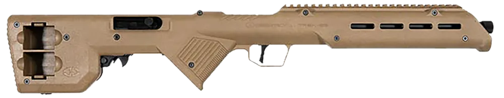Desert Tech TREK-22 FDE Compact .22 LR Rifle with 18" Barrel and M-LOK Handguards