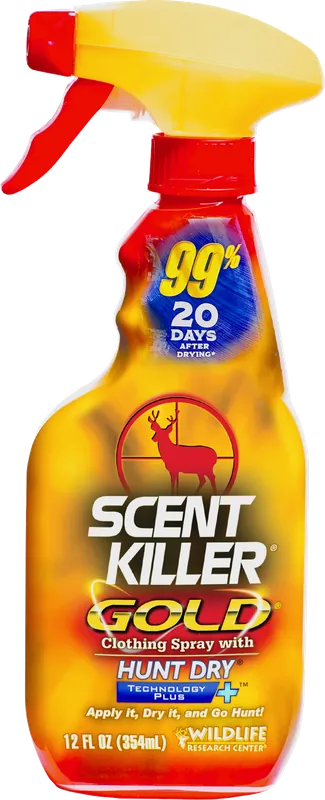 Wildlife Research Scent Killer Gold Odor Eliminator Spray - 12 oz Trigger, Odorless