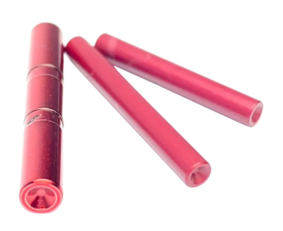 Cross Armory CRG5PSRD 3-Pin Set for Glock Gen5 - Red Steel Dimpled 17/19/26/34