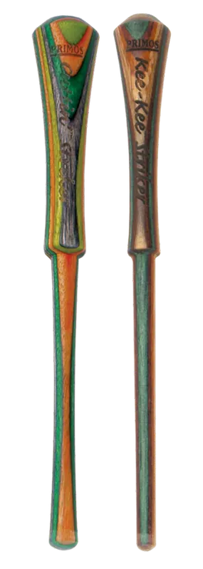Primos PS1510 Custom Turkey Striker Call - Multi-Color Wood, 2 Pack