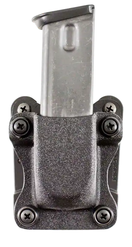 DeSantis Gunhide Quantico Single Mag Pouch for Glock 43, Ambidextrous, Black Kydex