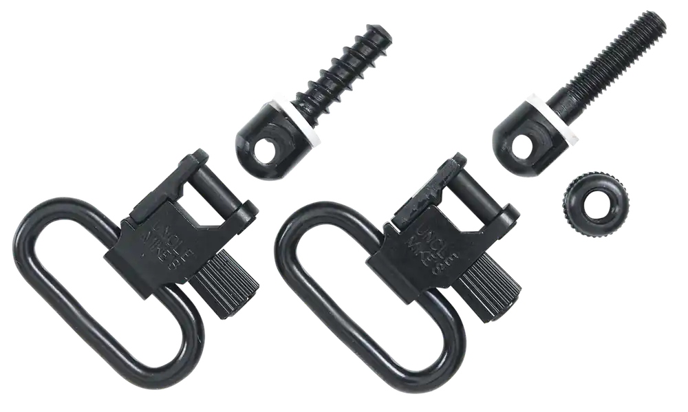 Uncle Mike's Super Swivel Quick Detach 115 Tri-Lock Nickel 1"