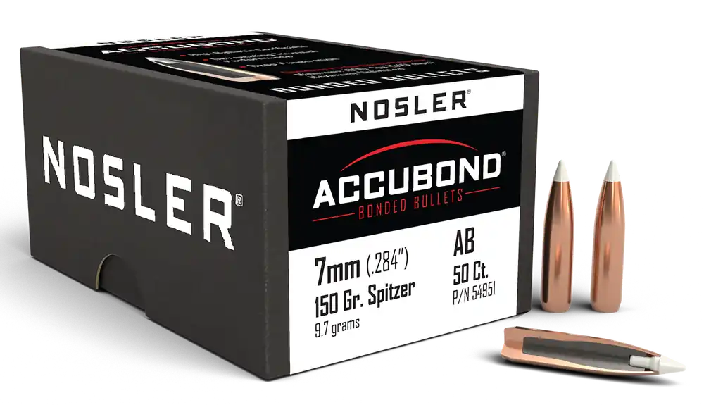 Nosler AccuBond 7mm 150gr Spitzer Point - Box of 50