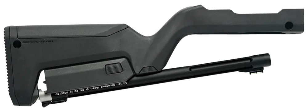 Tactical Solutions X-Ring Takedown Barrel & Stock Combo for Ruger 10/22 - 22 LR, Matte Black, Magpul Backpacker Stock