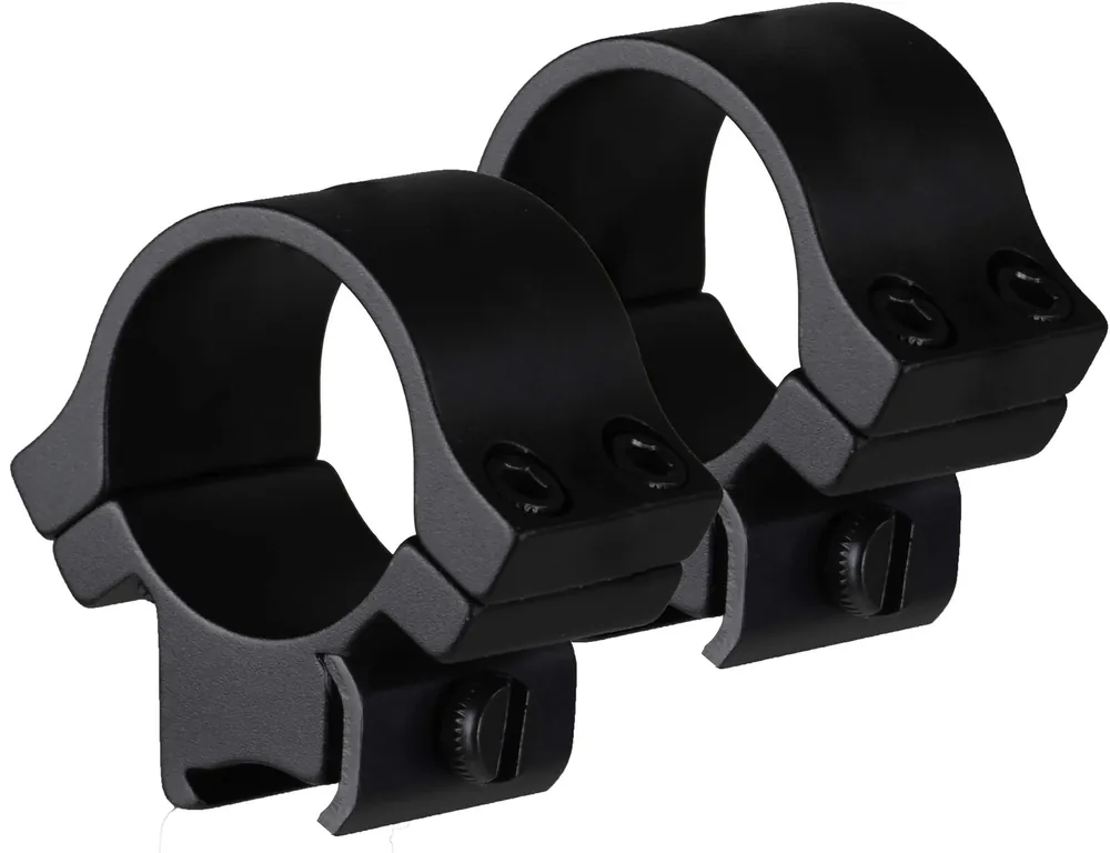 TruGlo TGTG8961B3 Matte Black 1" Medium Scope Rings with 4 Screws