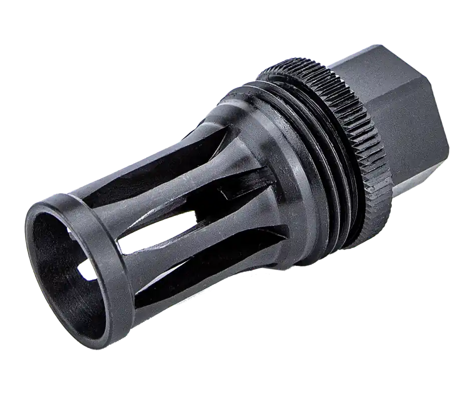Kgm Suppressors Quick Detach Flash Hider for G36 - Black Nitride Steel